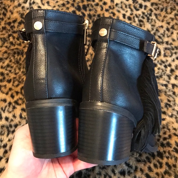 Sam Edelman Fringe Heeled Booties - Picture 5 of 5